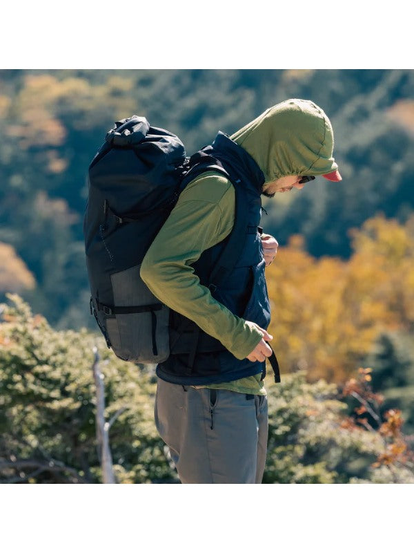 ADRIFT VEST WITH SHELL #Carbon/Black [103723]｜STATIC