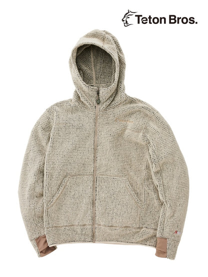 Wool Air Hoody (Men) #Ivory [TB223-61010] ｜Teton Bros.