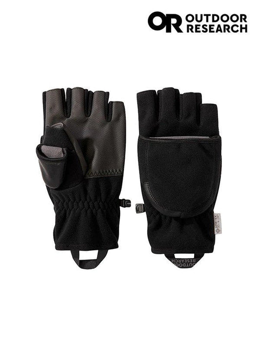 Gripper Plus Convertible Mitts #Black [19844146001]｜OUTDOOR RESEARCH