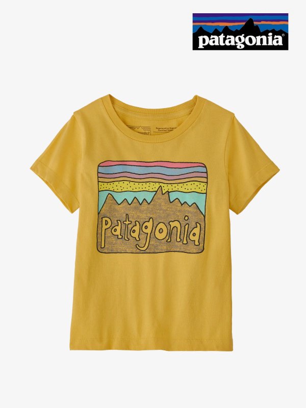 Baby Regenerative Organic Certified Cotton Fitz Roy Skies T-Shirt #SUYE [60420] ｜patagonia【Outlet_40】
