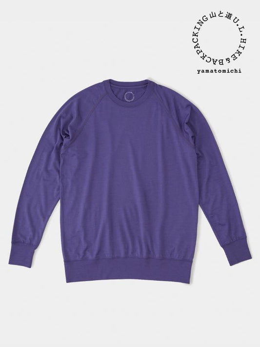 100% Merino Pullover #Purple Haze