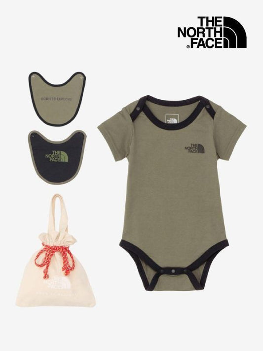 BABY S/S ROMPE 2P BIB #NT [NTB12354]｜THE NORTH FACE