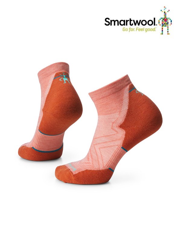 Women's ラン ターゲットクッション アンクル #ワイルドサーモン [SW7030400500]｜Smartwool
