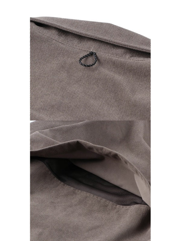 HIKE&BIKE CAVE CORDUROY BIG SHIRT #GRAYGE｜PAPERSKY WEAR