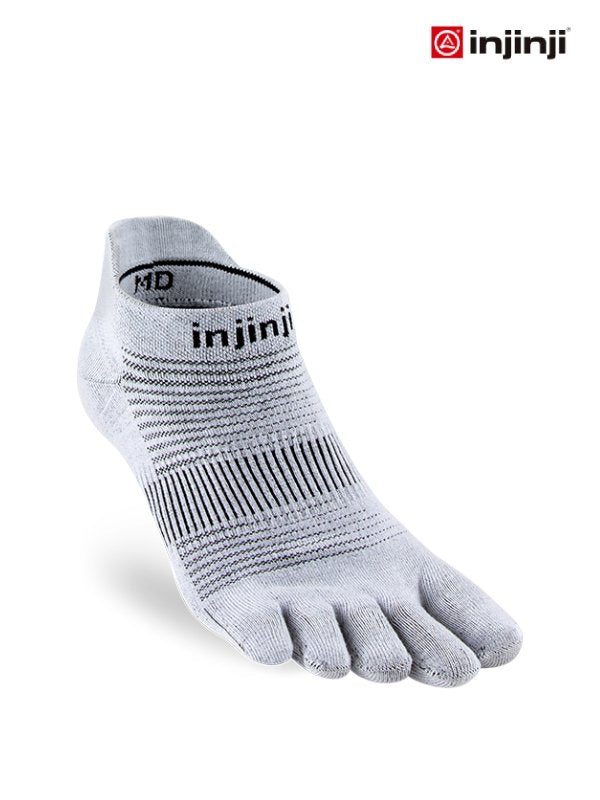 ラン ライトウェイト ノーショウ #グレー [281110]｜injinji