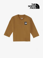 Baby L/S Small Square Logo Tee #UB [NTB32357]｜THE NORTH FACE【Outlet_40】