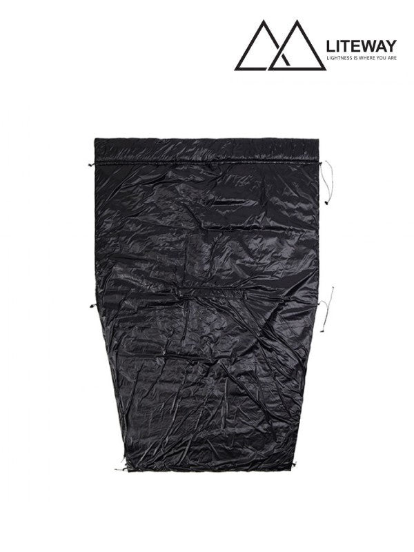 SLEEPER QUILT APEX 6.0oz /-2℃ #Black [slequilt apex 6.0]｜LITEWAY