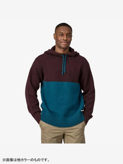 Men's Recycled Wool-Blend Sweater Hoody #NENA [51155]｜patagonia