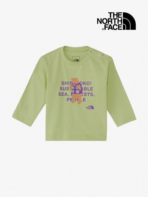 Baby L/S Shiretoko Toko Tee #MS [NTB82332ST]｜THE NORTH FACE【Outlet_40】