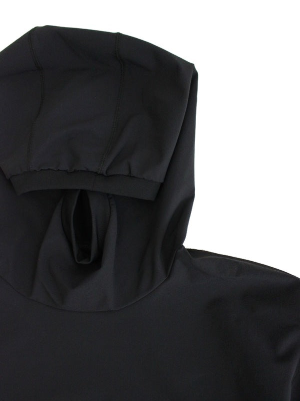 hybrid warm pocket hoodie #black [5743284074] ｜andwander