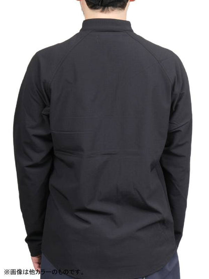 Soft shell fleece pullover shirt #Senzaicha [021056] | AXESQUIN