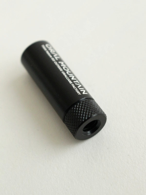 Toothbrush Grip "GRIP" TSUTSU mini #Aluminum Black [OM-TS-ALM-BLK] | ORAL MOUNTAIN
