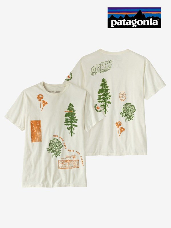 Men's Pyrophytes Organic Cotton T-Shirt #BCW [37691]｜patagonia