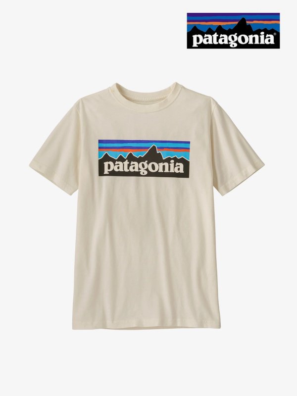 Kids' Regenerative Organic Certified Cotton P-6 Logo T-Shirt #UDNL [62163] ｜patagonia【Outlet_40】