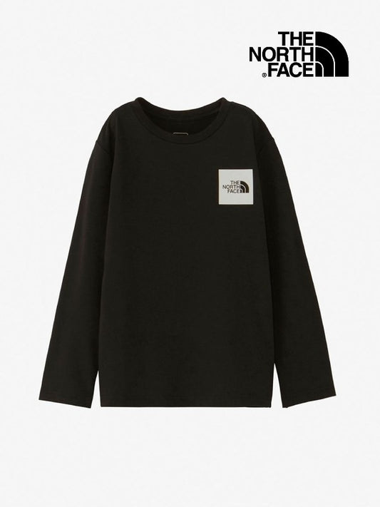 Kid's L/S Small Square Logo Tee #K [NTJ32357]｜THE NORTH FACE