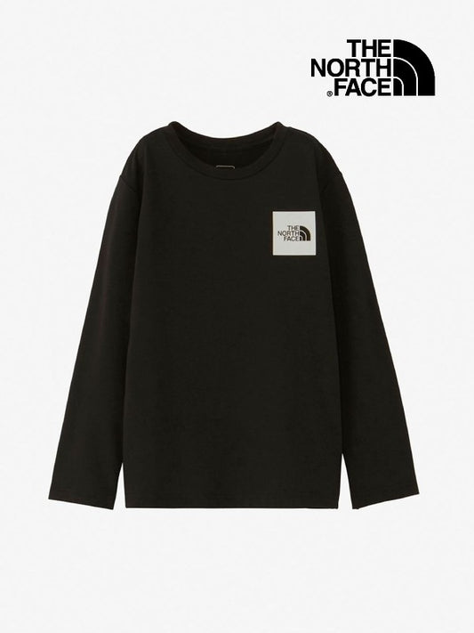 Kid's L/S Small Square Logo Tee #K [NTJ32357] | THE NORTH FACE