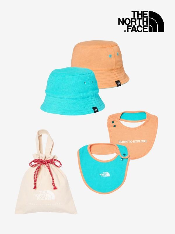 BABY HAT BIB SET #GA [NNB02211]｜THE NORTH FACE