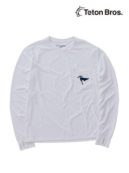 TB Axe L/S Tee #White [TB233-50050] ｜Teton Bros.