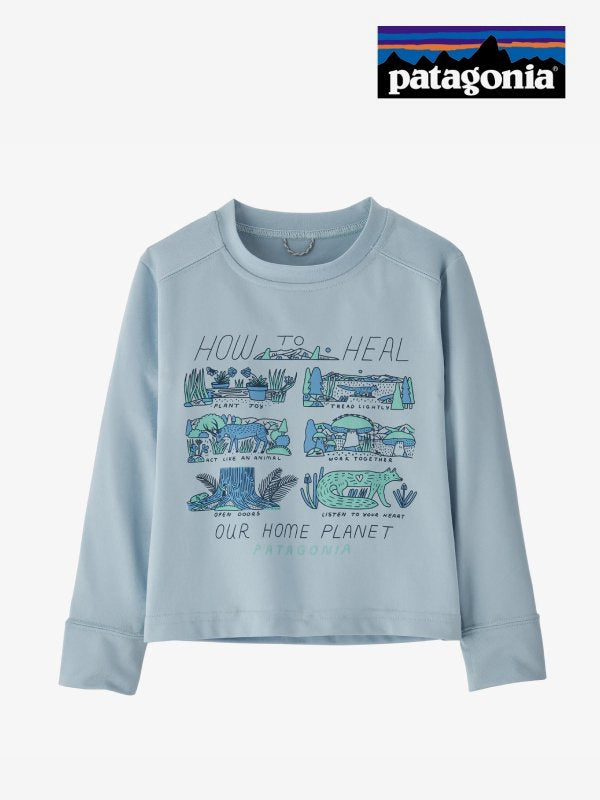 Baby Long Sleeved Capilene Silkweight T-Shirt #HTSM [61246] ｜patagonia【Outlet_40】