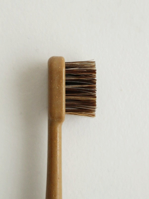 歯ブラシHEAD HYBRID BAMBOO 花馬毛 #サンド [OM-HB-SA-03]｜ORAL MOUNTAIN