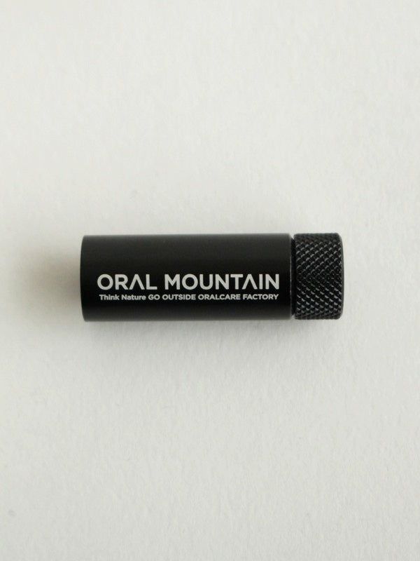 Toothbrush Grip "GRIP" TSUTSU mini #Aluminum Black [OM-TS-ALM-BLK] | ORAL MOUNTAIN