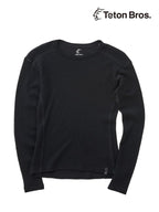 Women's MOB Wool L/S #Black [TB233-68031]｜Teton Bros.【Outlet_30】