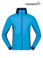 falketind Alpha90 insulated Zip Hood #Hawaiian surf/Indigo Night [1803-23]｜Norrona