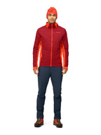 falketind Alpha90 insulated Zip Hood #Arednalin/Rhubarb [1803-23]｜Norrona