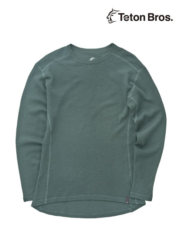 MOB Wool L/S (Men) #Olive [TB233-68020] | Teton Bros. [TIME_SALE_Teton_Bros.]